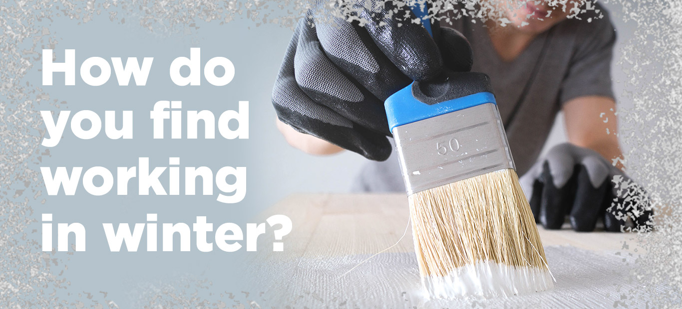 How to work in winter with Armstead Trade Paints Dulux Trade